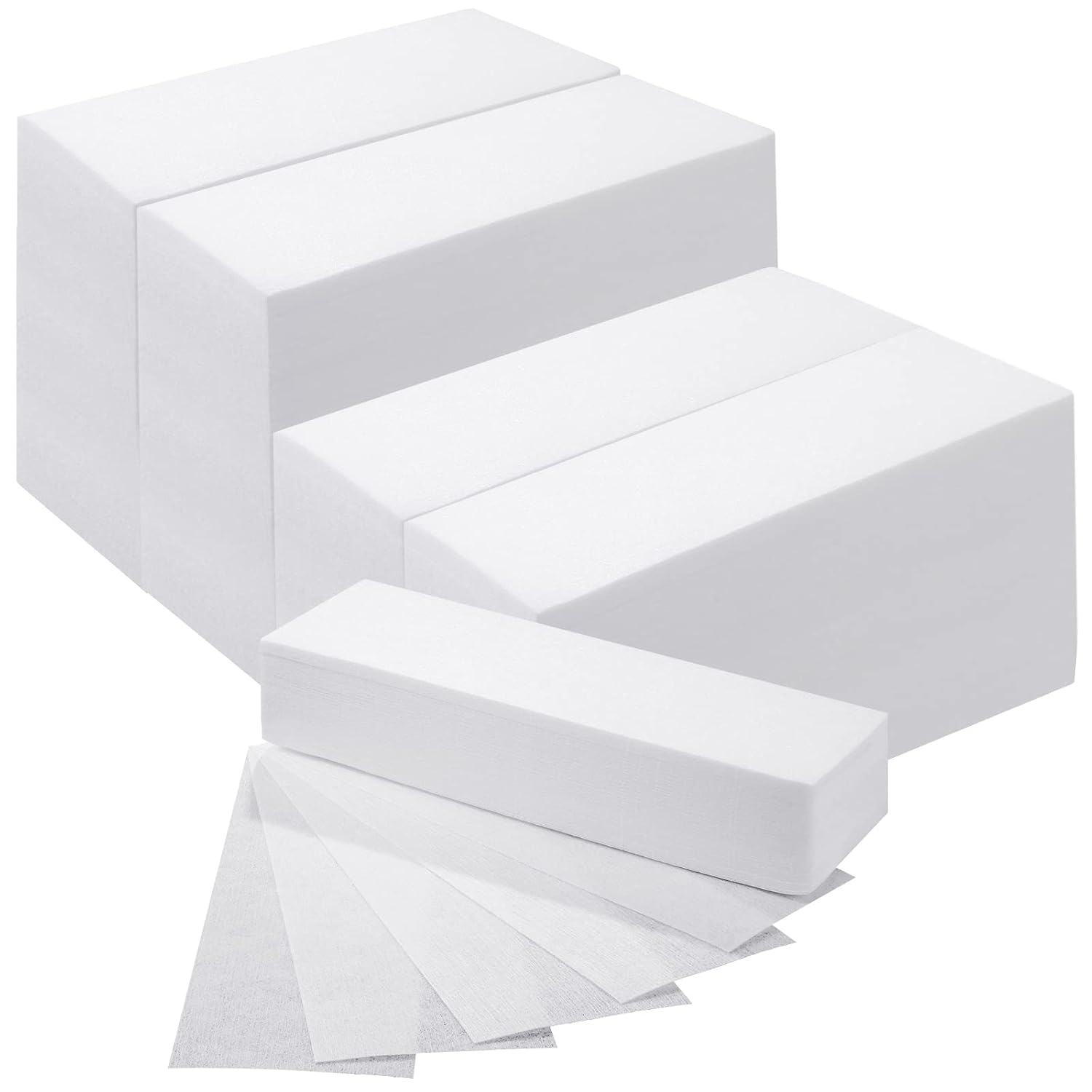 2000 Pcs 3'' x 8'' Non Woven Wax Strips for Hair Removal