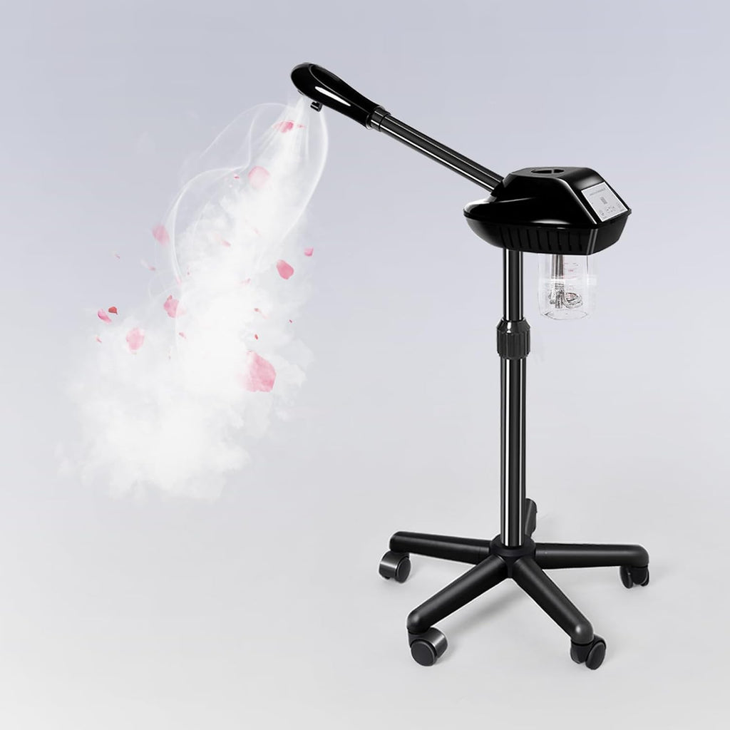 Rollable Professional Facial Steamer | Powerful Steam Output for Salons & Spas