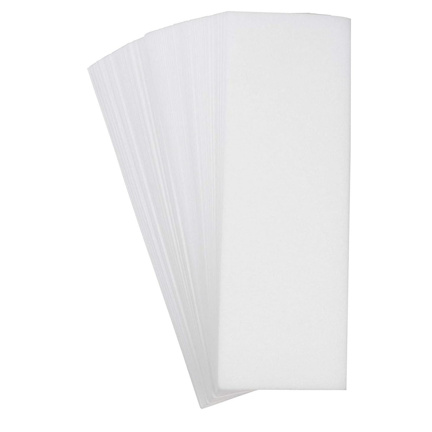 Juvale Wax Strips for Hair Removal - 7.85 x 2.7 In Pack of 400 Non-Woven Disposable Sheets - Customizable Face & Body Waxing Strips for Women Smooth Skin