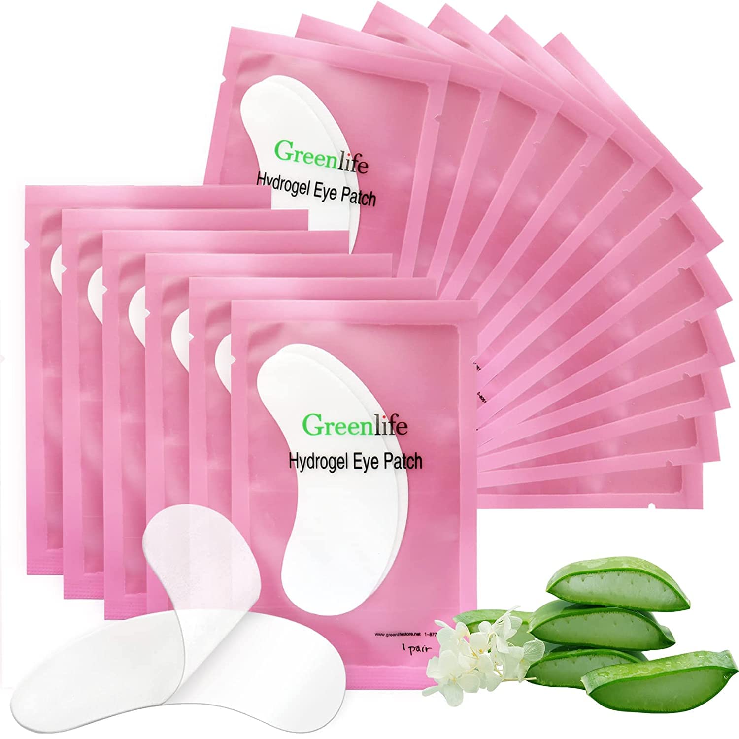 Hydrogel Eye Gel Pads for Eyelash Extensions – 100 Pairs