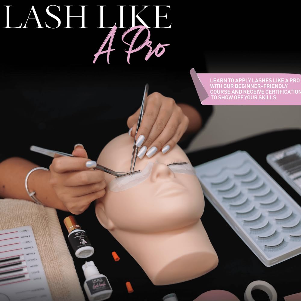 Lash Eyelash Extension Kit & Training Course and Certification