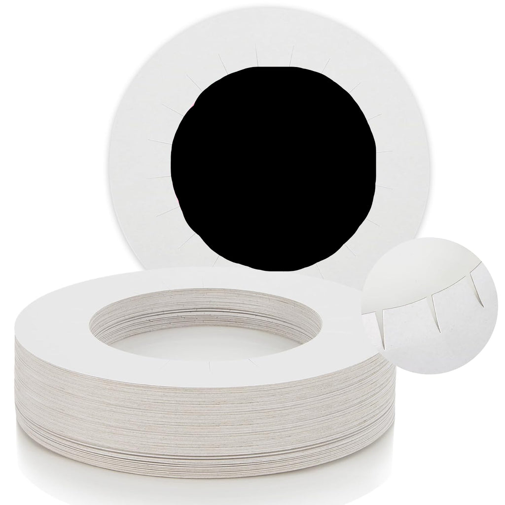 Wax Collars for Wax Pot - 100PCS Disposable Coated Paper Protective Clean Collar for 14oz Wax Warmer Melting Pot for Hair Removal Women Wax Bath Accessories Esthetician Professional Supplies