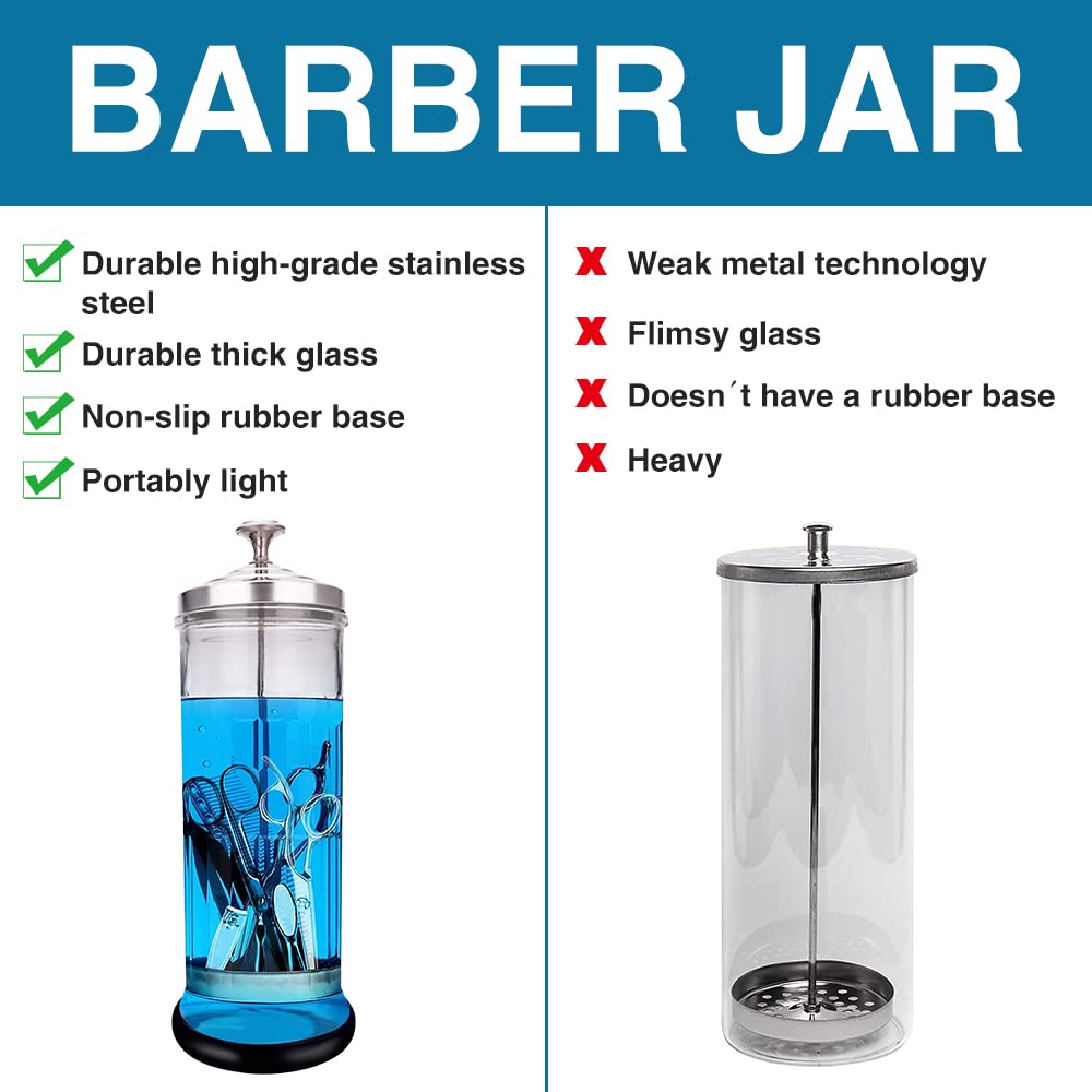Disinfectant Sterilizer Jar - 50 Oz /1500ml
