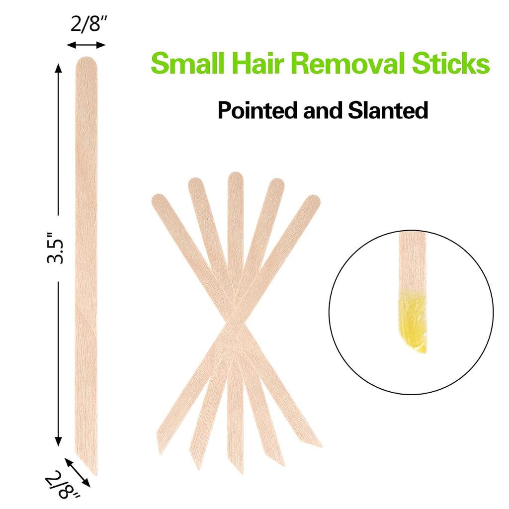 Eyebrow Waxing Sticks — 200 Pieces