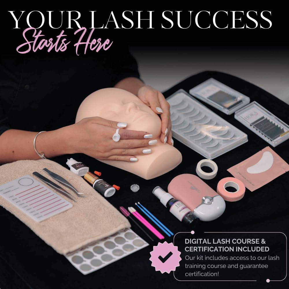 Lash Eyelash Extension Kit & Training Course and Certification