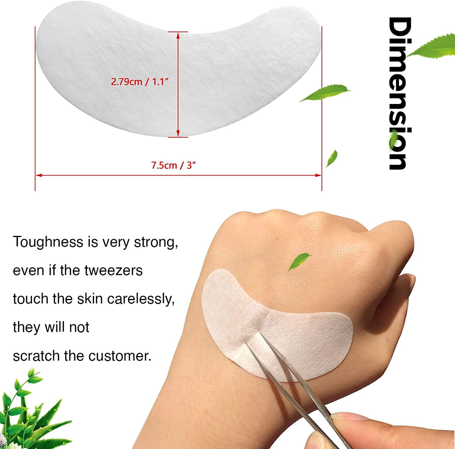 Hydrogel Eye Gel Pads for Eyelash Extensions – 100 Pairs