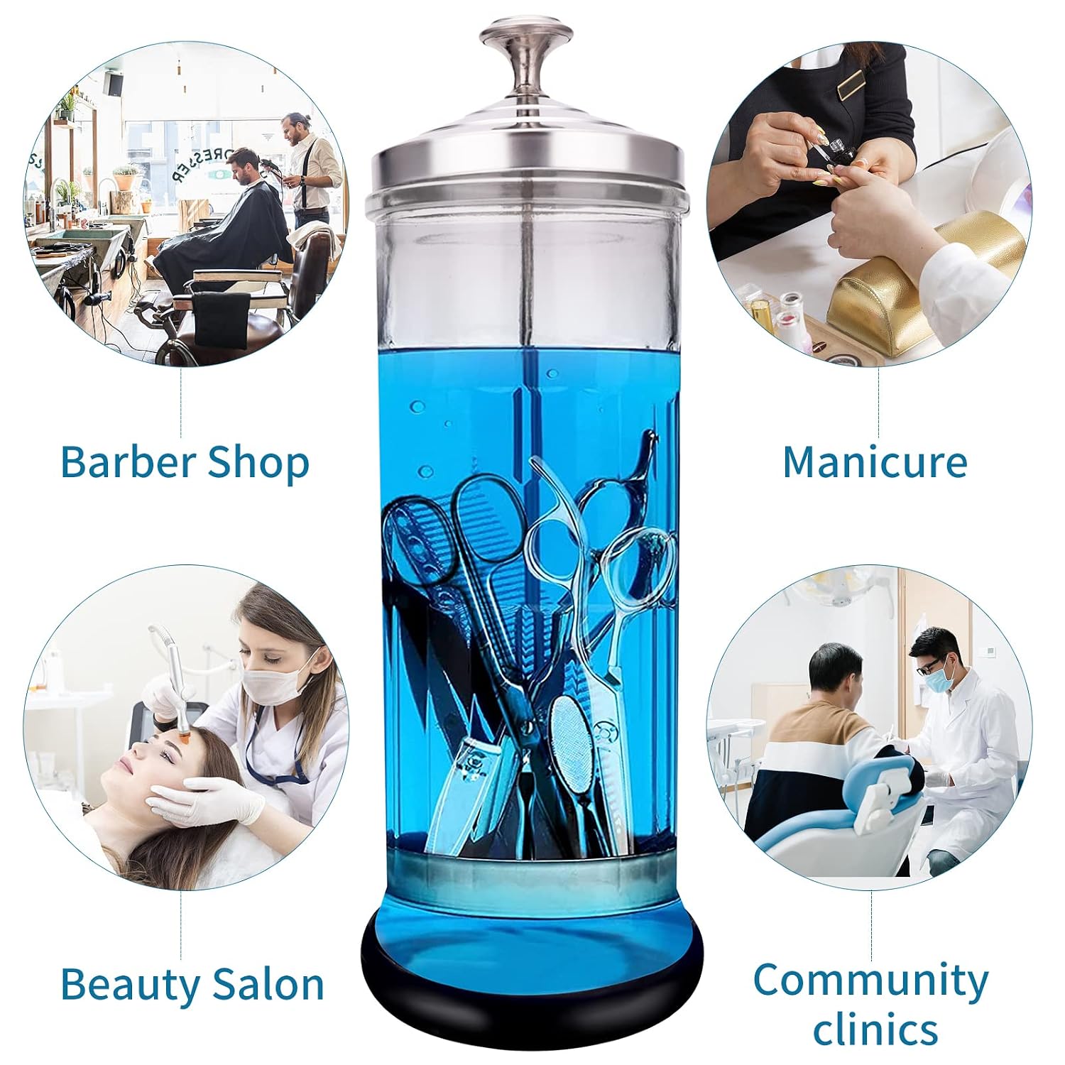 Disinfectant Sterilizer Jar - 50 Oz /1500ml