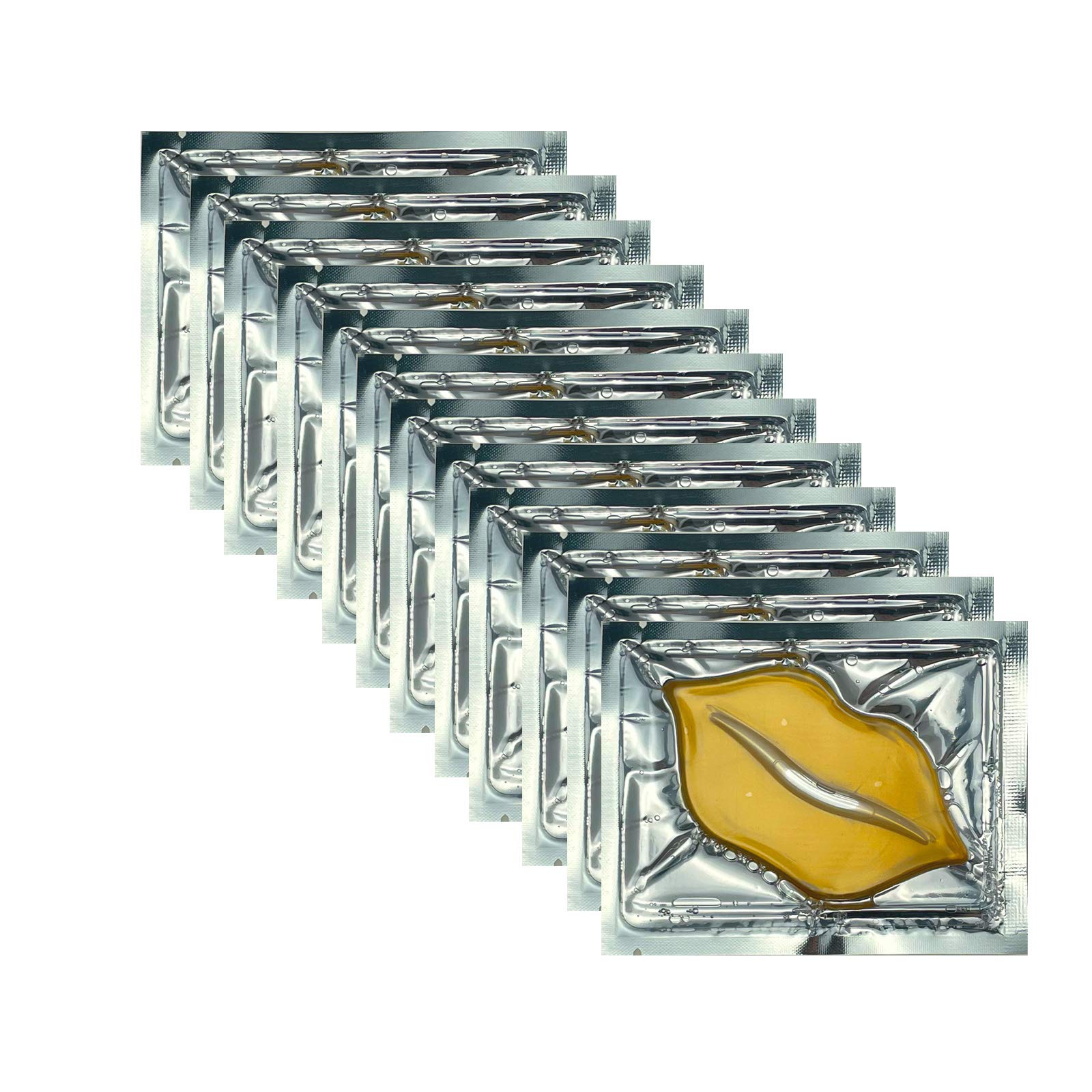 Adofect 30 Pieces Collagen Crystal Lip Masks,Pink Lip Patches& Moisturizers Collagen Lip Pads Great for Hydrating Skin, Anti Chapped & Anti-Aging and Plump Your Lips,Pink