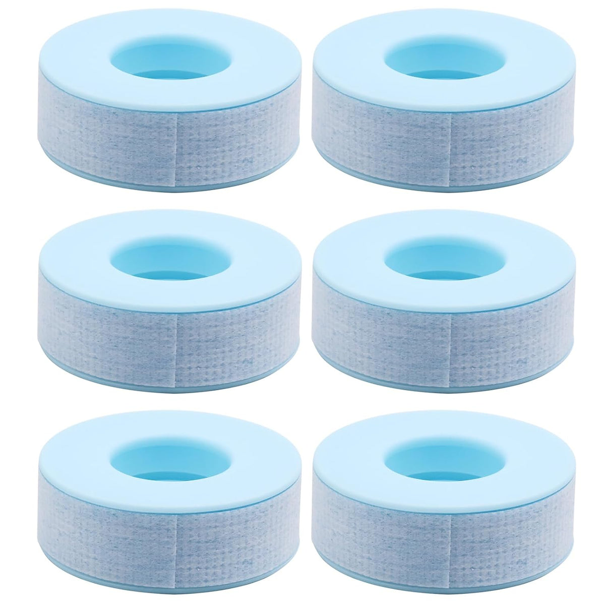 Blue Eyelash Tape  (0.49in 3.9yd, 6 Rolls)