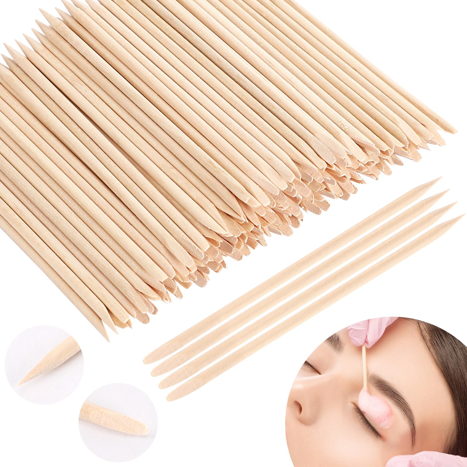 Eyebrow Waxing Sticks — 200 Pieces