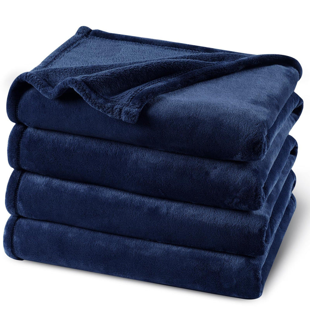 PHF Ultra Soft Fleece Blanket Twin Size, No Shed No Pilling Luxury Plush Cozy 300GSM Lightweight Blanket for Bed, Couch, Chair, Sofa Suitable for All Season, 66" x 90", Olive Green