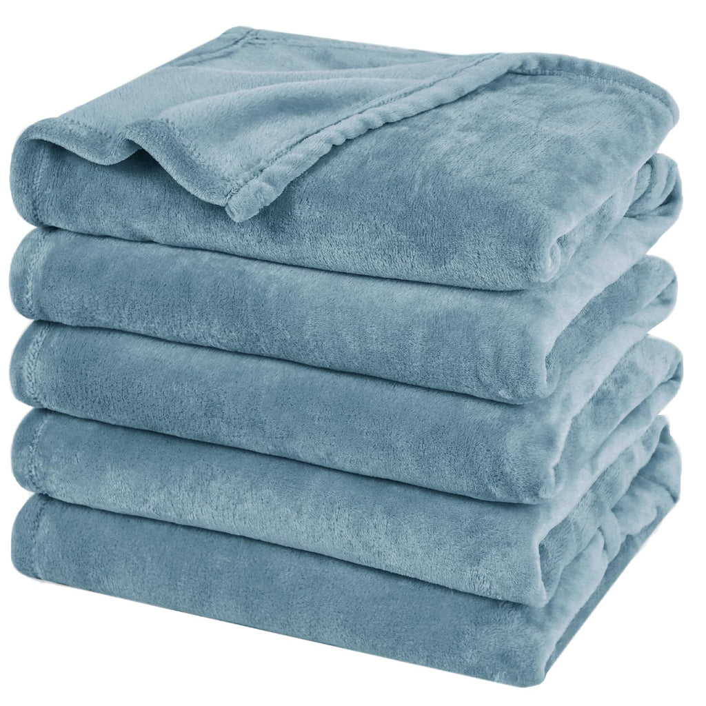 PHF Ultra Soft Fleece Blanket Twin Size, No Shed No Pilling Luxury Plush Cozy 300GSM Lightweight Blanket for Bed, Couch, Chair, Sofa Suitable for All Season, 66" x 90", Olive Green