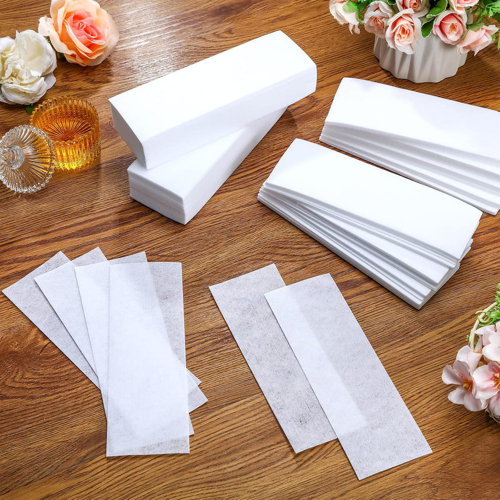 2000 Pcs 3'' x 8'' Non Woven Wax Strips for Hair Removal