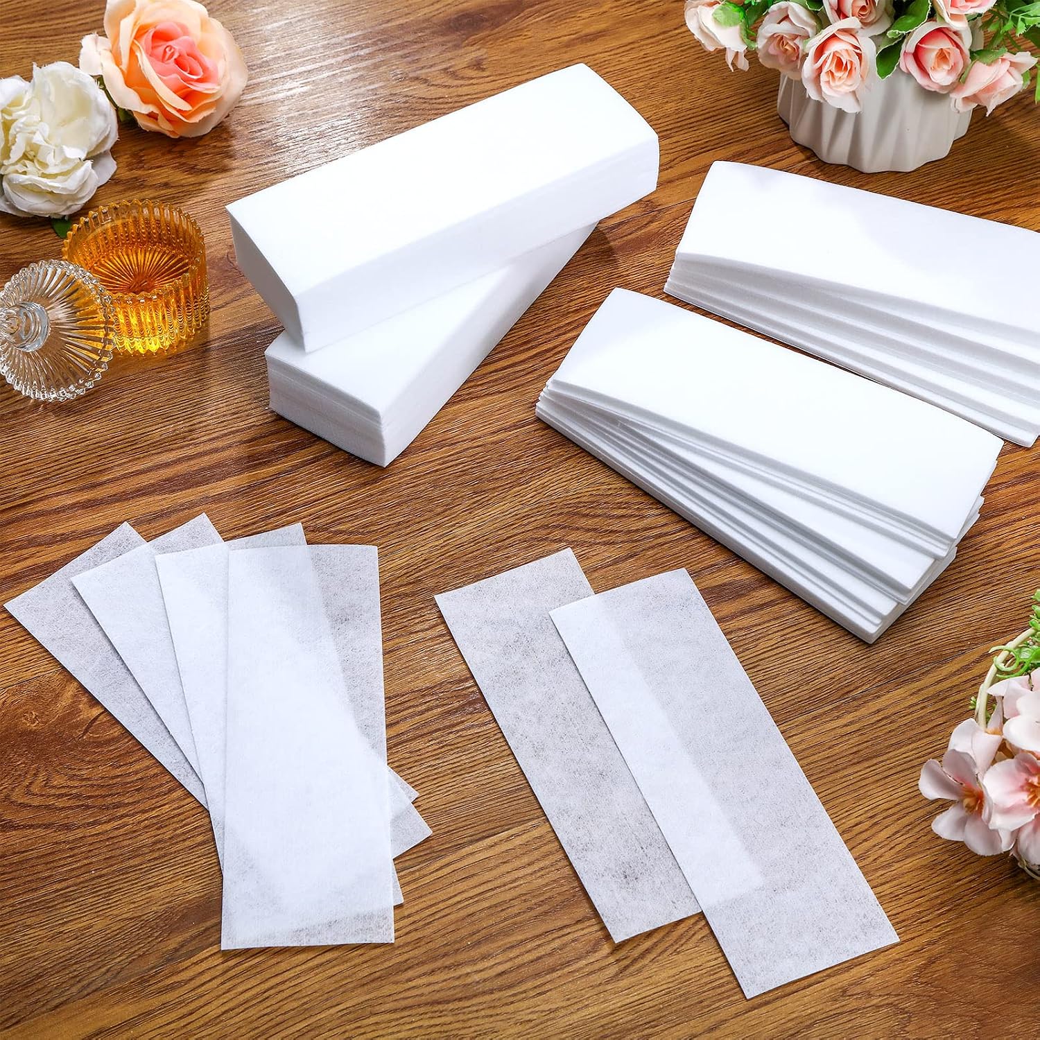 2000 Pcs 3'' x 8'' Non Woven Wax Strips for Hair Removal